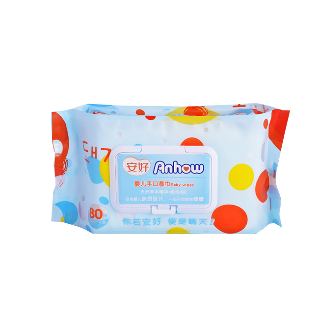 wet tissue paper for face Alcohol-free and Ph-balanced, non-irritative for baby skin